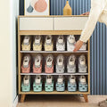 Shoe Organizer - The Adjustable Shoe Rack Space Saver